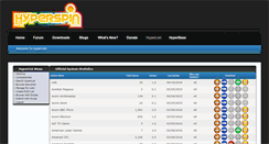 Desktop Screenshot of hyperlist.hyperspin-fe.com